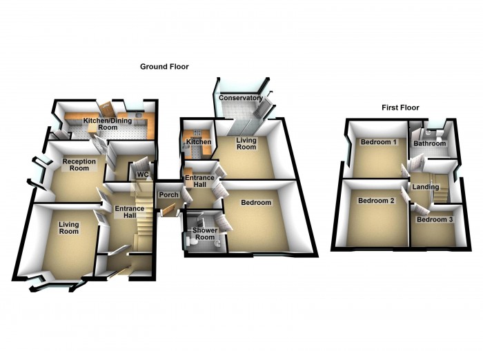 Floorplan for Preston Road, PR7