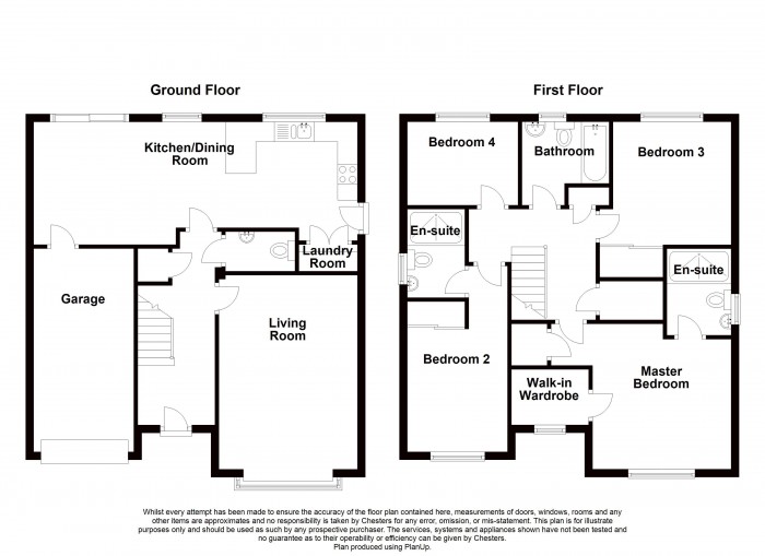 Floorplan for Rossendale Drive, PR6