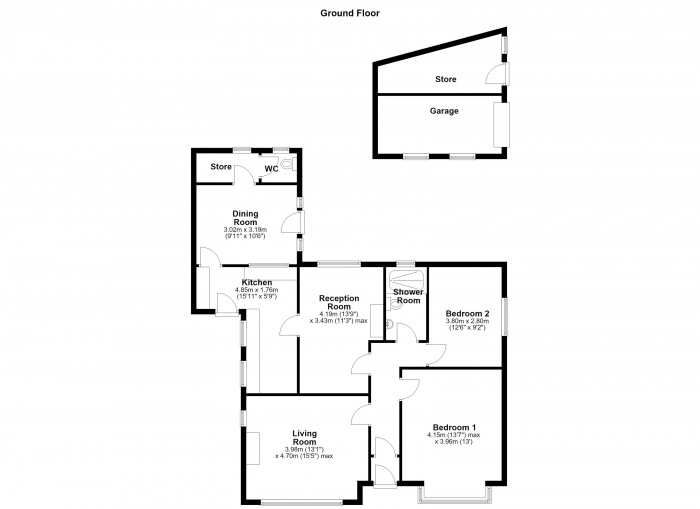 Floorplan for Beech Avenue, PR6