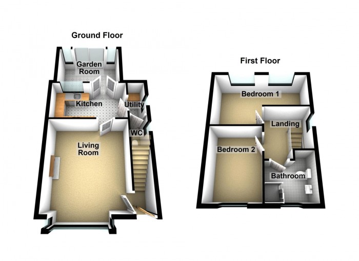 Floorplan for Coppull Hall Lane, PR7