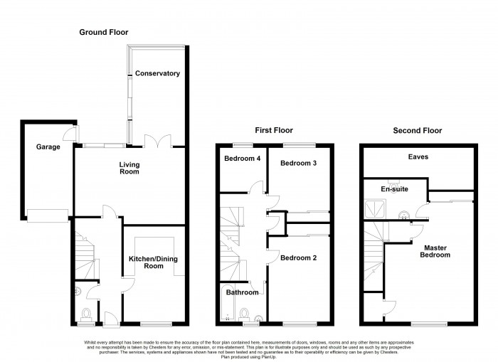 Floorplan for Byre View, PR6