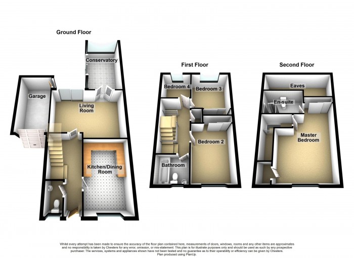 Floorplan for Byre View, PR6
