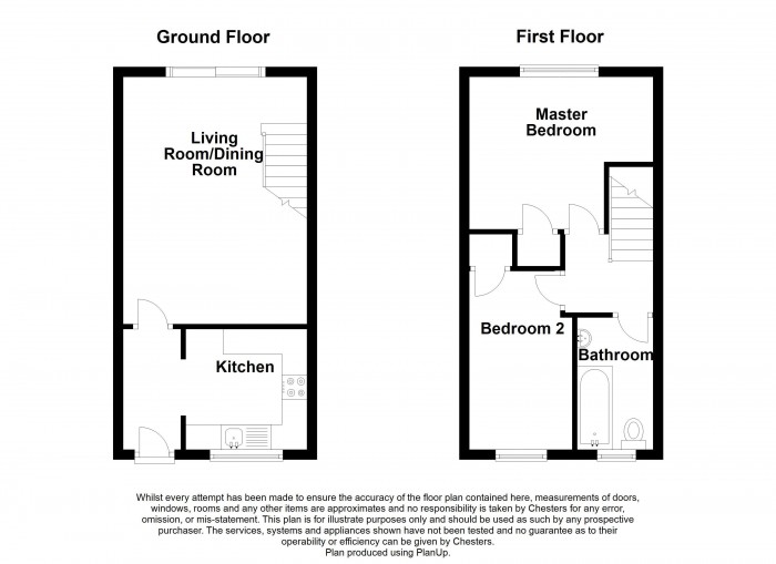 Floorplan for Highfield Road North, PR6