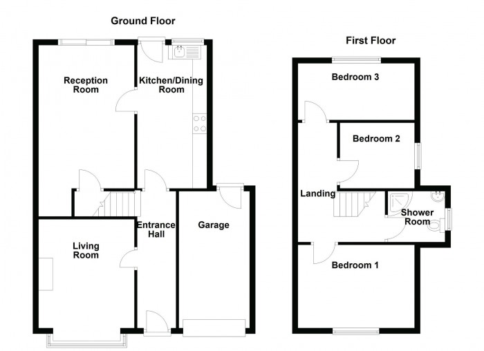 Floorplan for Rothwell Road, PR6
