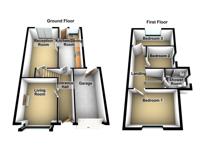 Floorplan for Rothwell Road, PR6