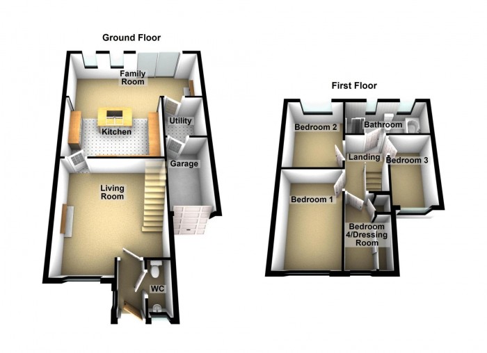 Floorplan for Butterwick Fields, BL6