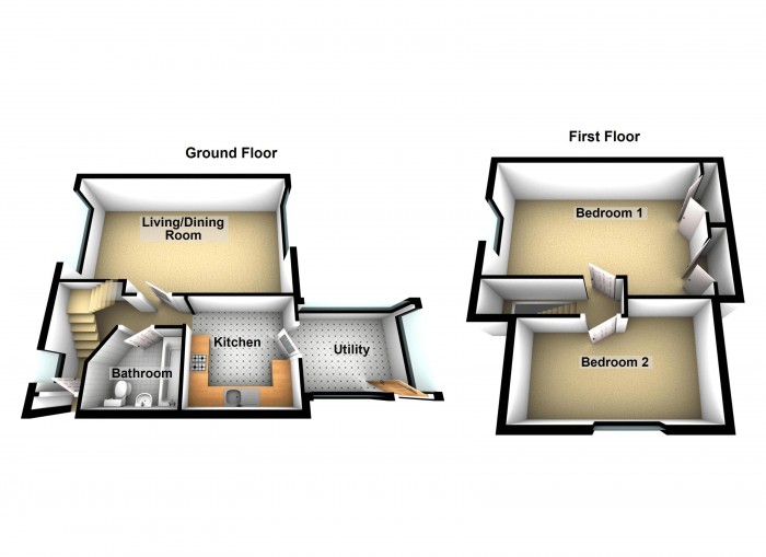 Floorplan for Thirlmere Road, BL6