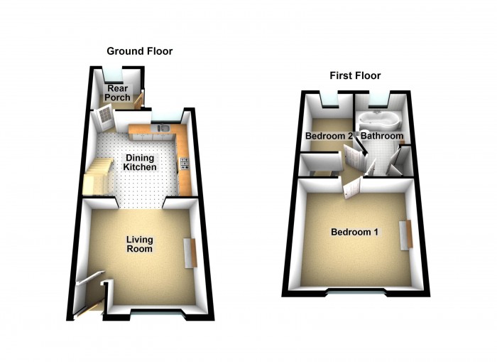 Floorplan for Bolton Road, PR6