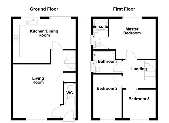 Floorplan for Welders Drive, BL6