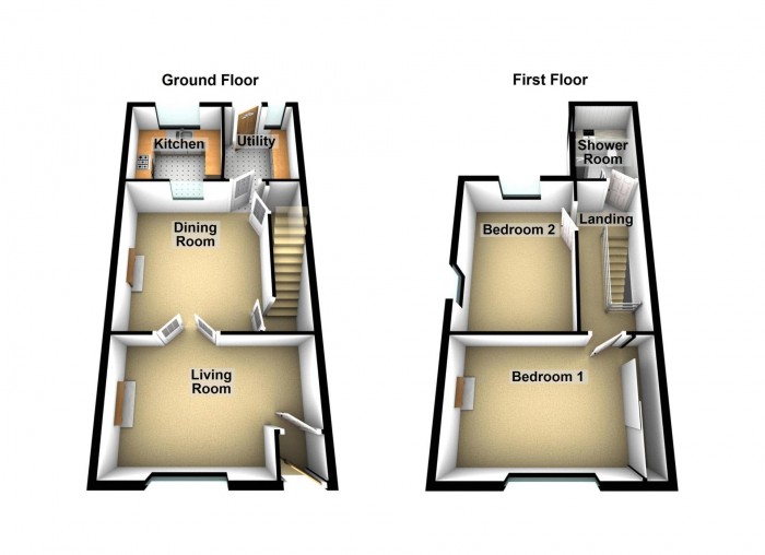 Floorplan for Huyton Terrace, PR6