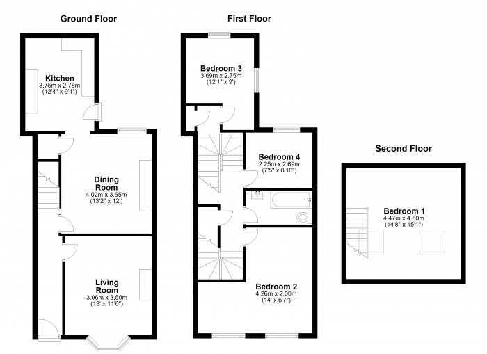 Floorplan for Chapel Street, PR7