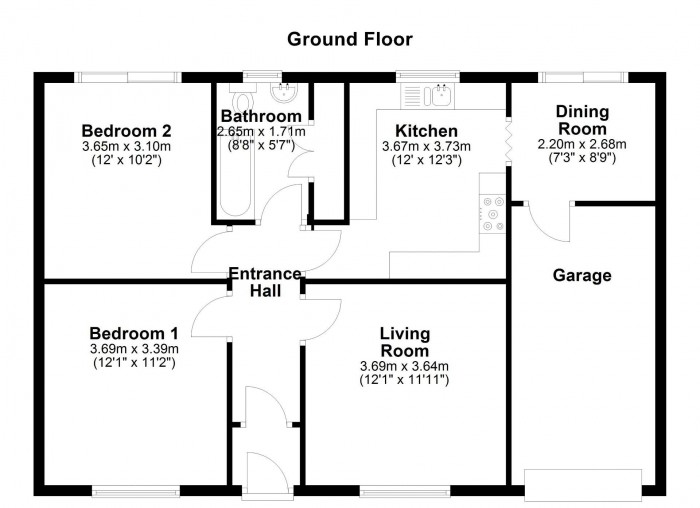 Floorplan for Bolton Road, PR6