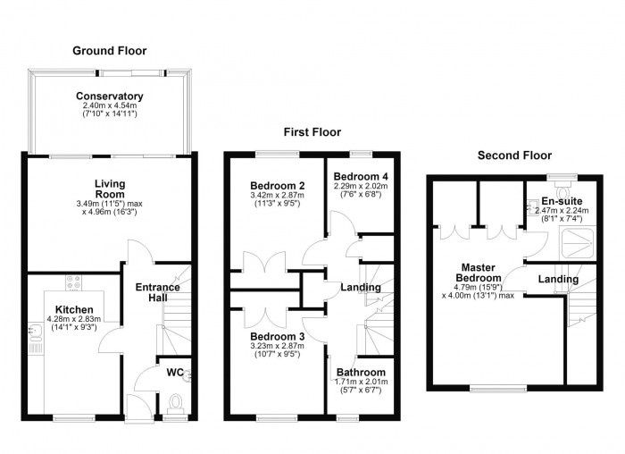 Floorplan for Maytree Court, PR6