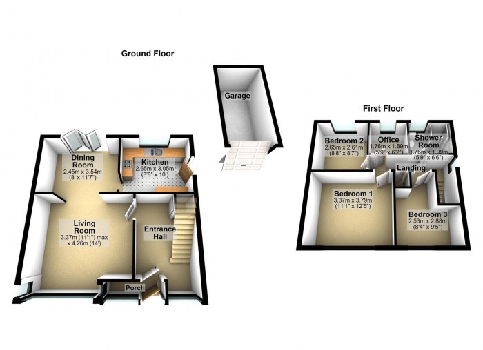 Floorplan for Park Road, PR7