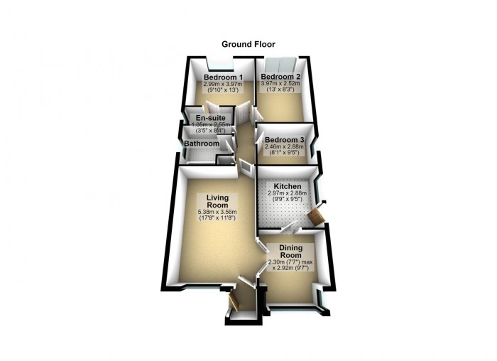 Floorplan for Stonegate Fold, PR6