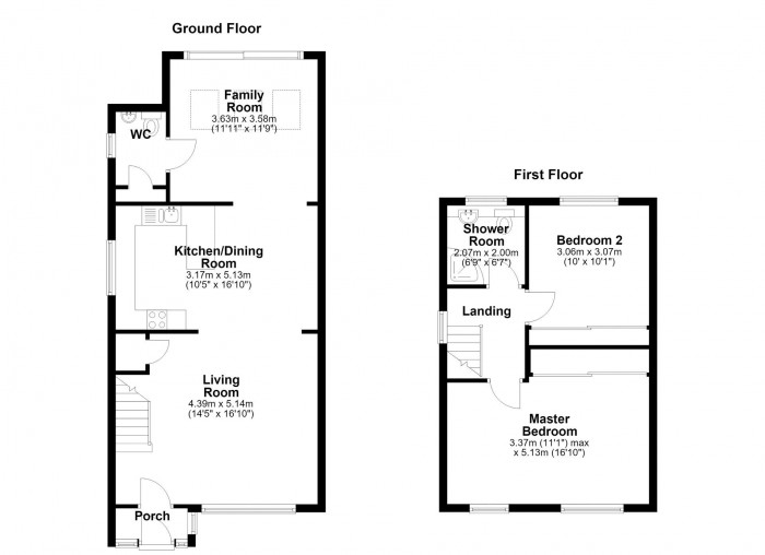 Floorplan for Eskdale Avenue, BL6
