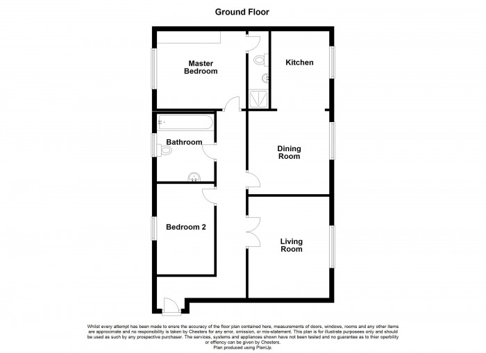 Floorplan for Ashfield Road, PR6
