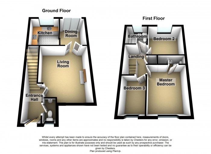 Floorplan for Greenfield Road, PR6