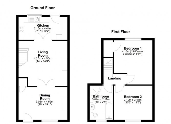 Floorplan for Chorley Road, PR6