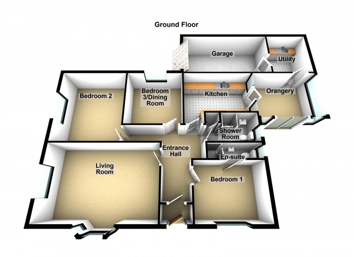 Floorplan for Brentwood Road, PR6