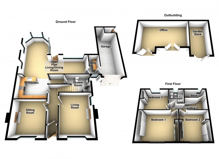 Floorplan for Long Lane, PR6