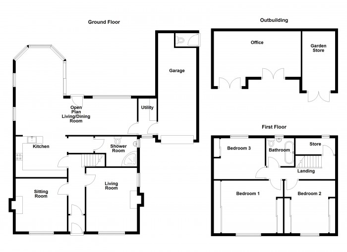 Floorplan for Long Lane, PR6