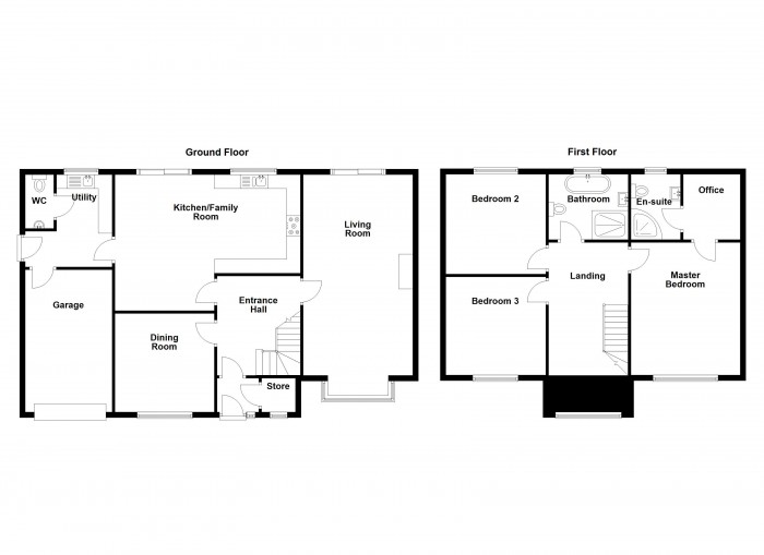 Floorplan for 6 Brentwood Road, PR6