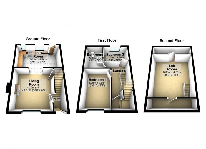 Floorplan for Babylon Lane, PR6