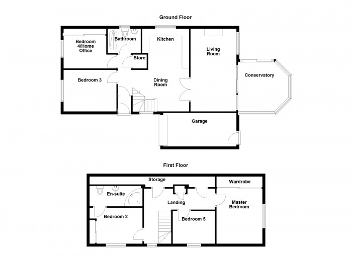 Floorplan for Lewis Close, PR7