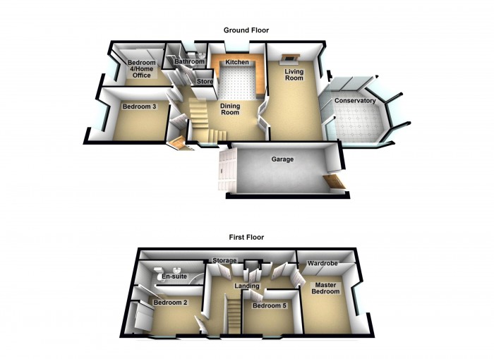 Floorplan for Lewis Close, PR7