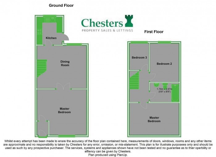 Floorplan for Chorley Road, PR6