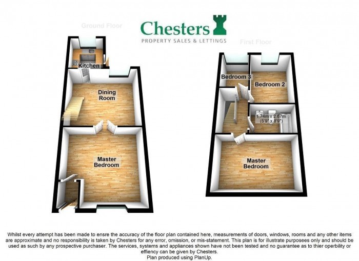 Floorplan for Chorley Road, PR6
